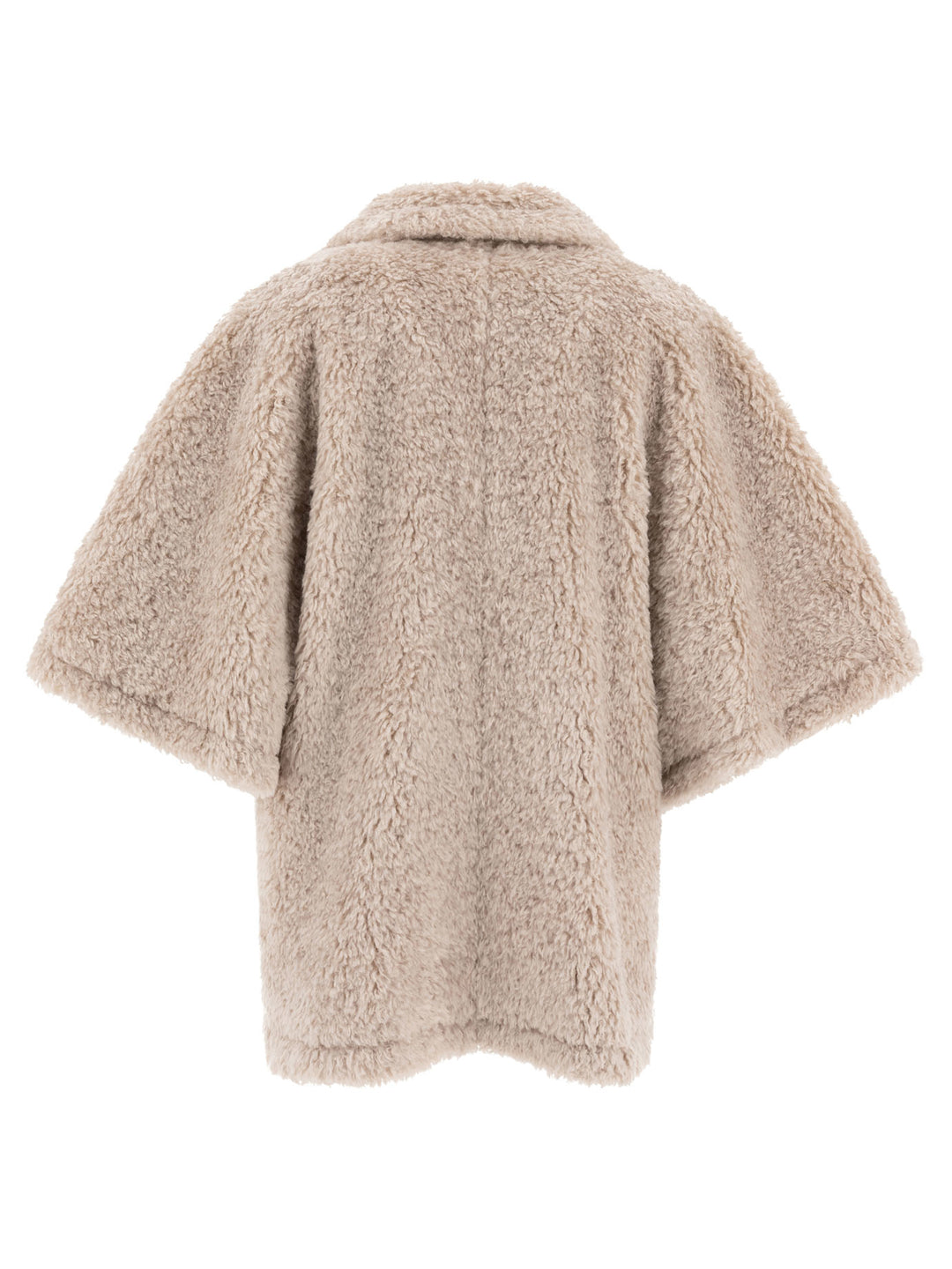 Eco-Fur Coat Coats Beige