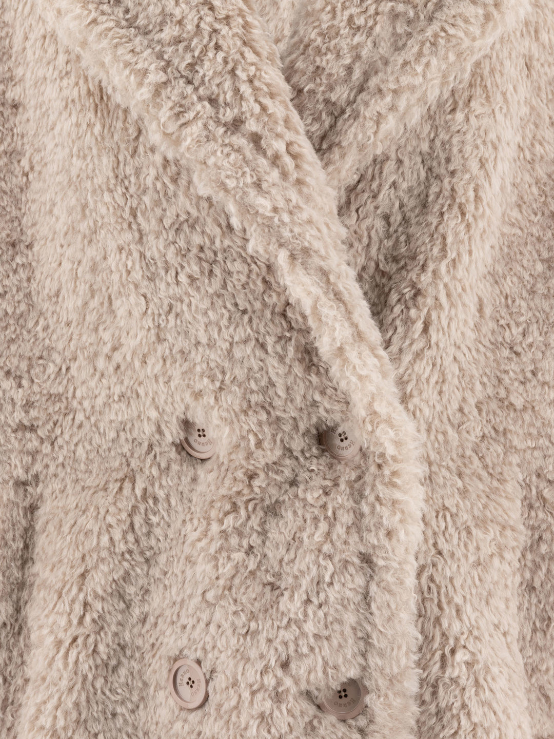 Eco-Fur Coat Coats Beige