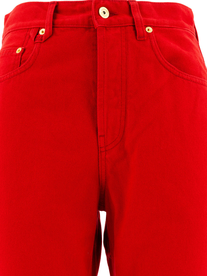 Le De-NîMes Droit Jeans Rosso