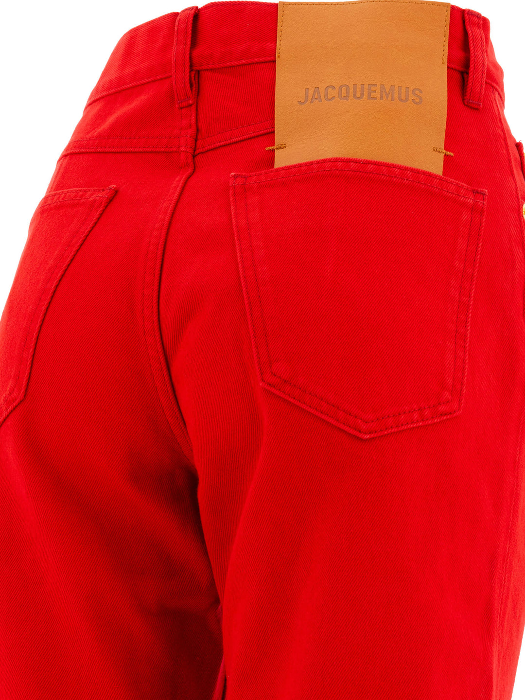 Le De-NîMes Droit Jeans Rosso