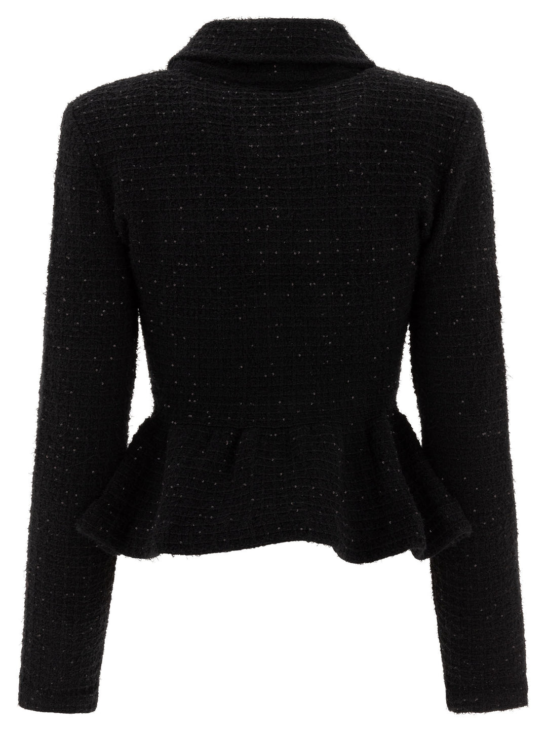 Textured Knit Giacche Nero