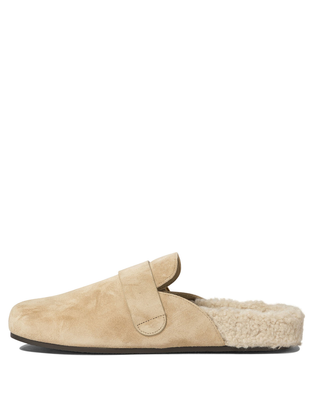 Mellow Shearling Loafers & Slippers Marrone