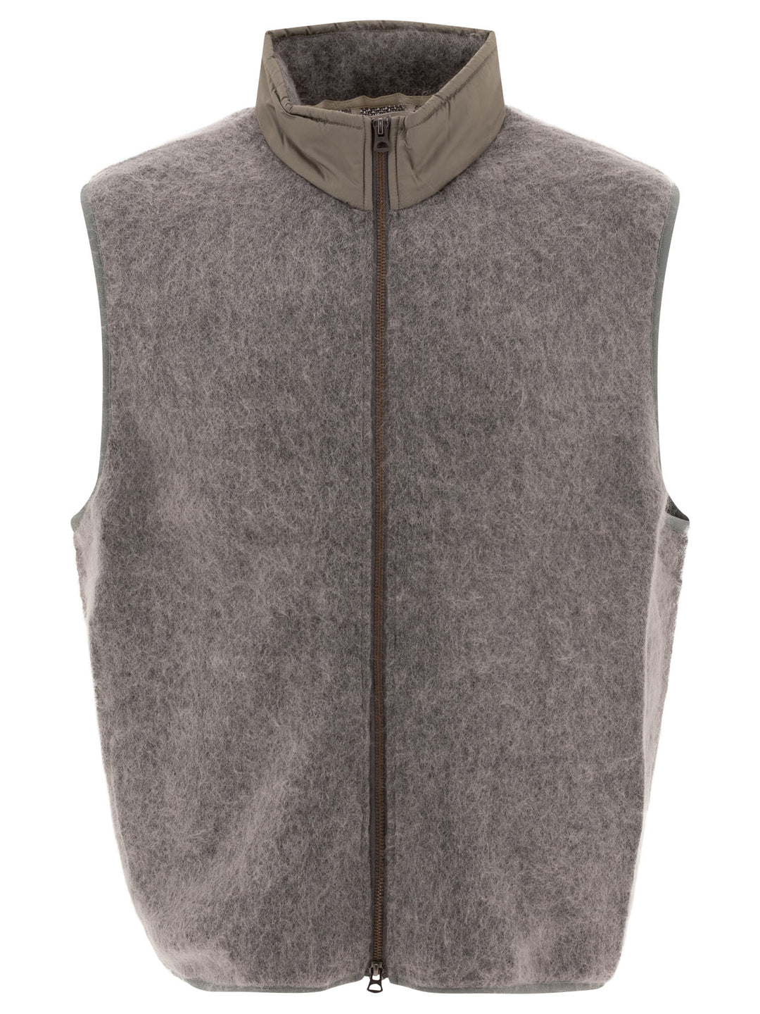 Wool Vest Jacket Giacche Grey