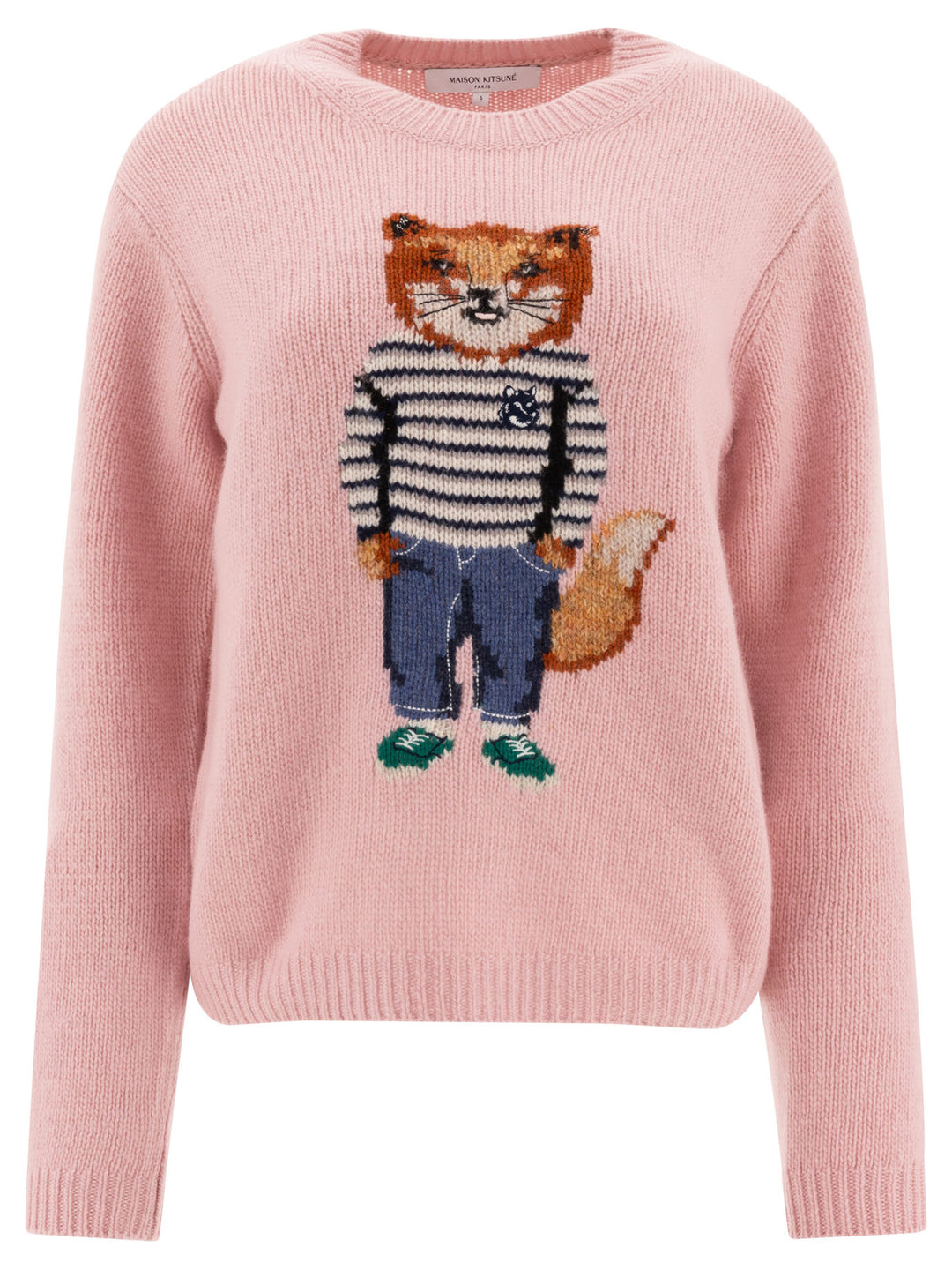 Intarsia Fox Knitwear Rosa