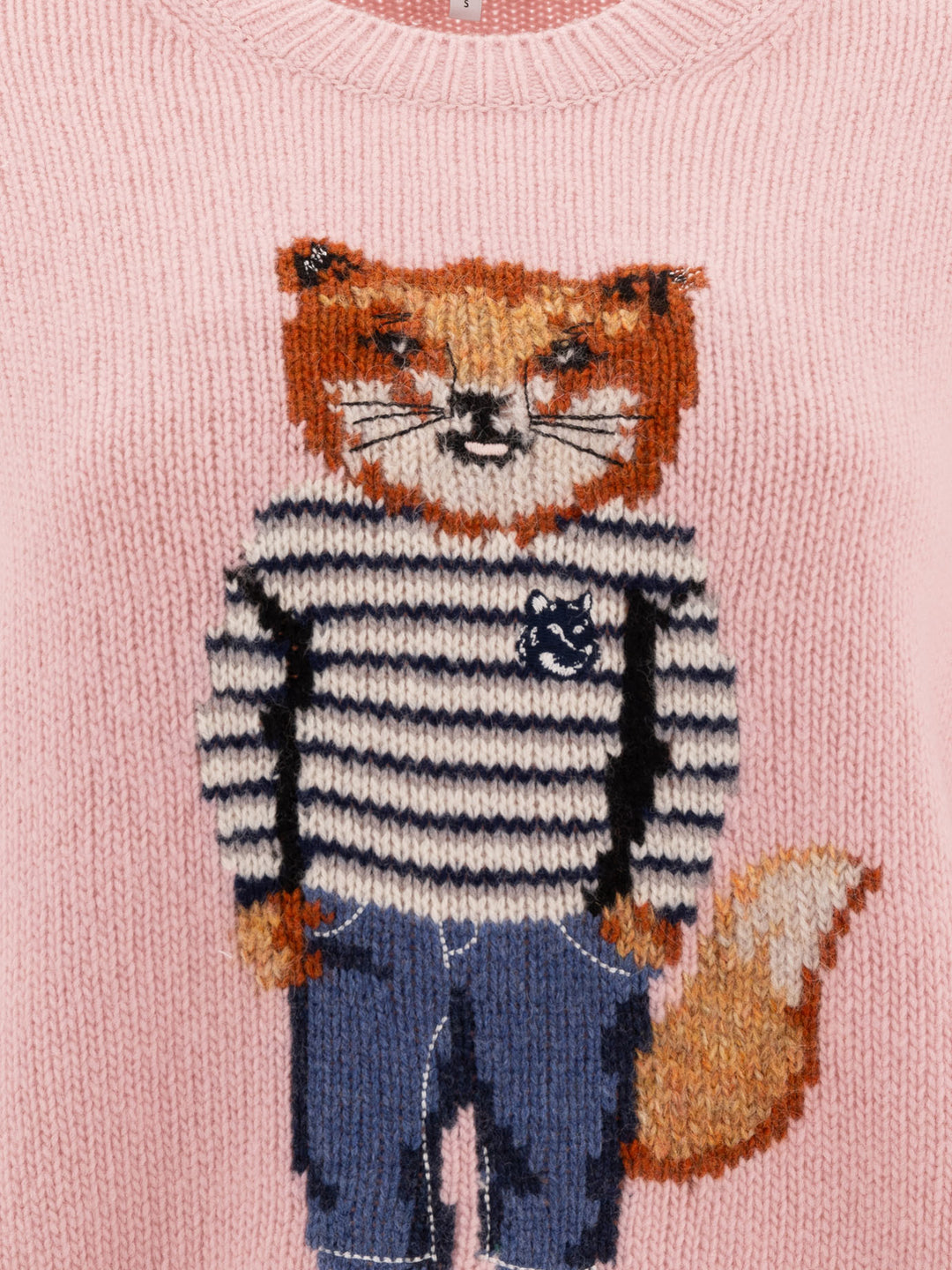 Intarsia Fox Knitwear Rosa