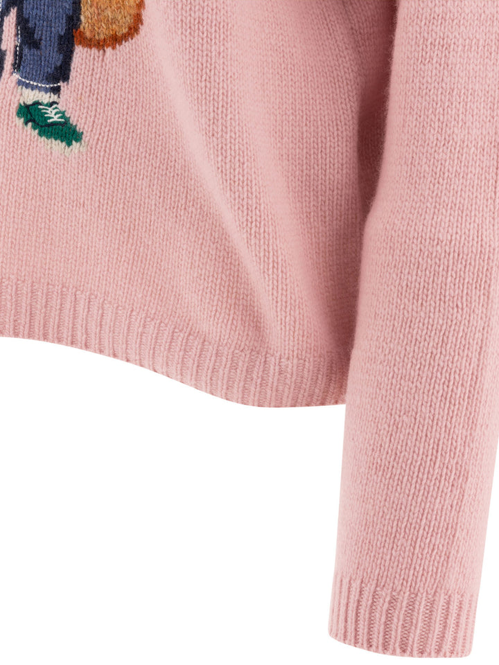 Intarsia Fox Knitwear Rosa