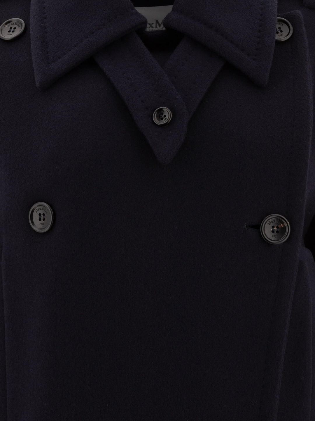 Wool And Cashmere Coat Coats Blu