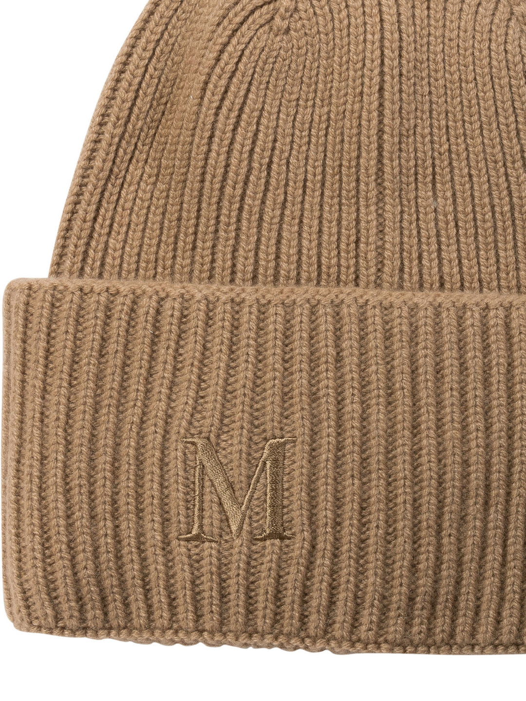 Ribbed Cashmere Beanie Cappelli Marrone