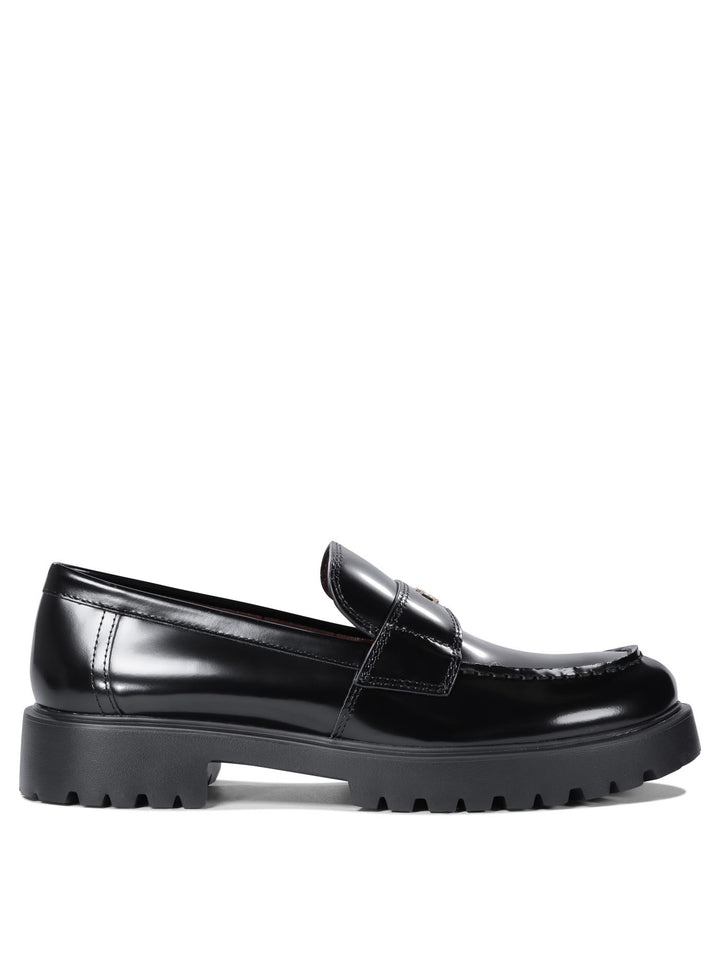 Classic Lug Loafers & Slippers Nero