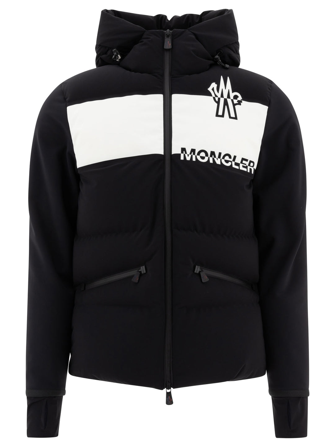 Technical Jacket With Logo Giacche Nero