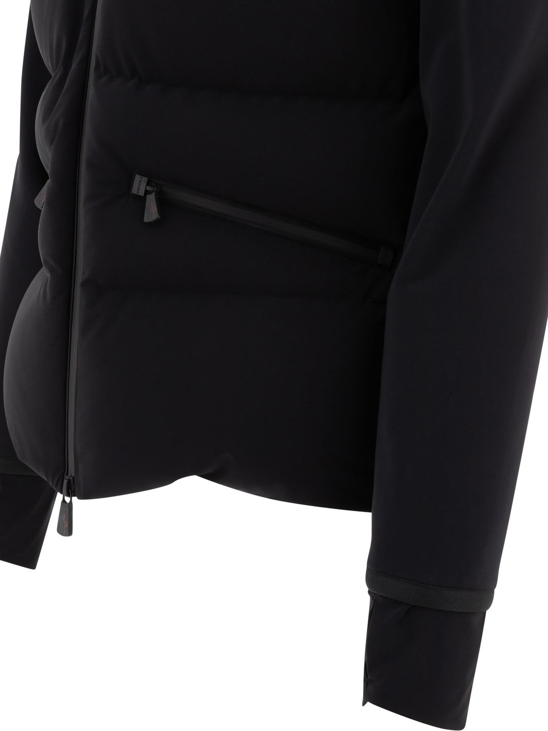 Technical Jacket With Logo Giacche Nero