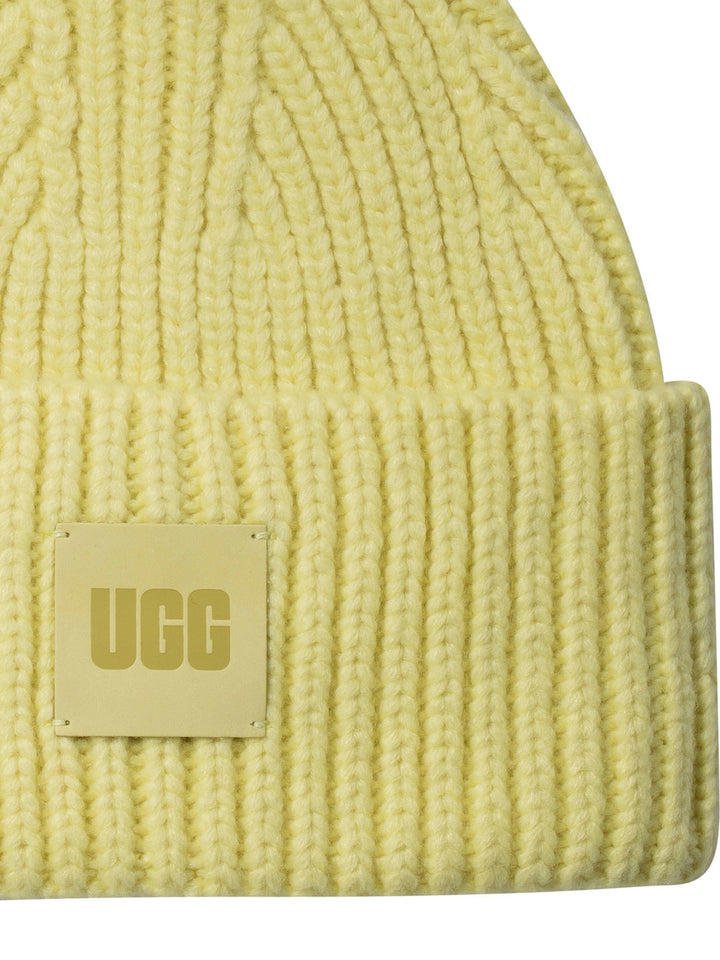 Ribbed Beanie Cappelli Giallo