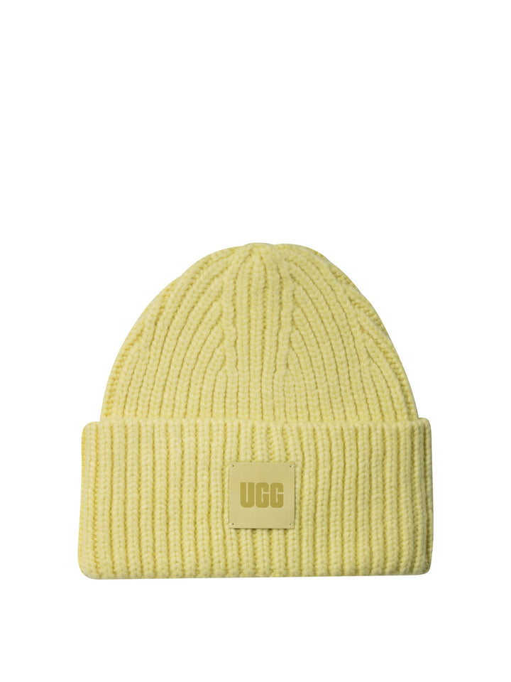 Ribbed Beanie Cappelli Giallo