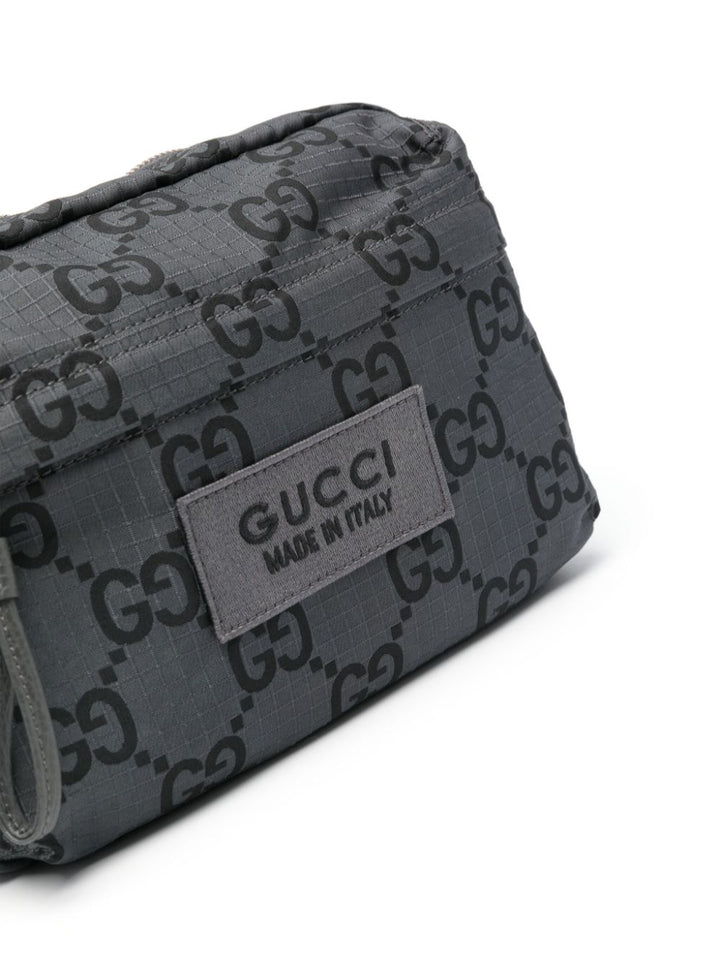 Borsa A Tracolla Media Con Motivo Gg Borse A Tracolla Grey