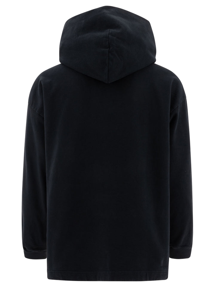 Fikka U Stamp Sweatshirts Nero