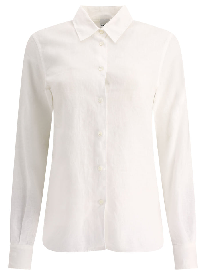 Camicia Con Vestibilità Slim Shirts Bianco