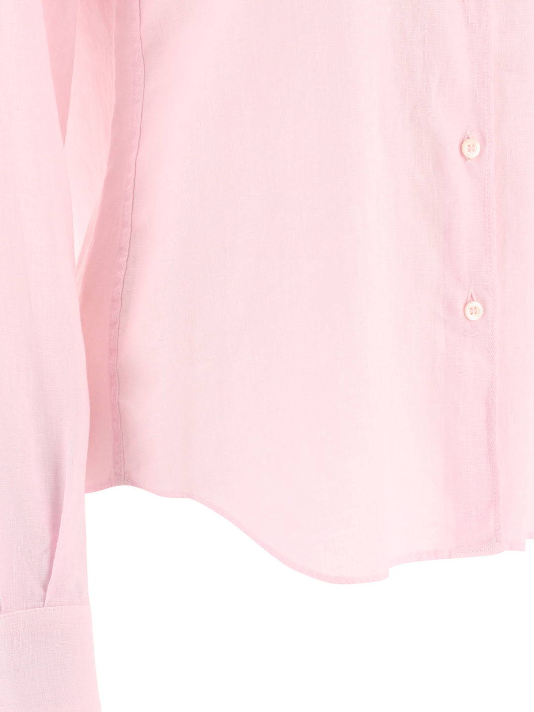 Camicia Di Lino Shirts Rosa