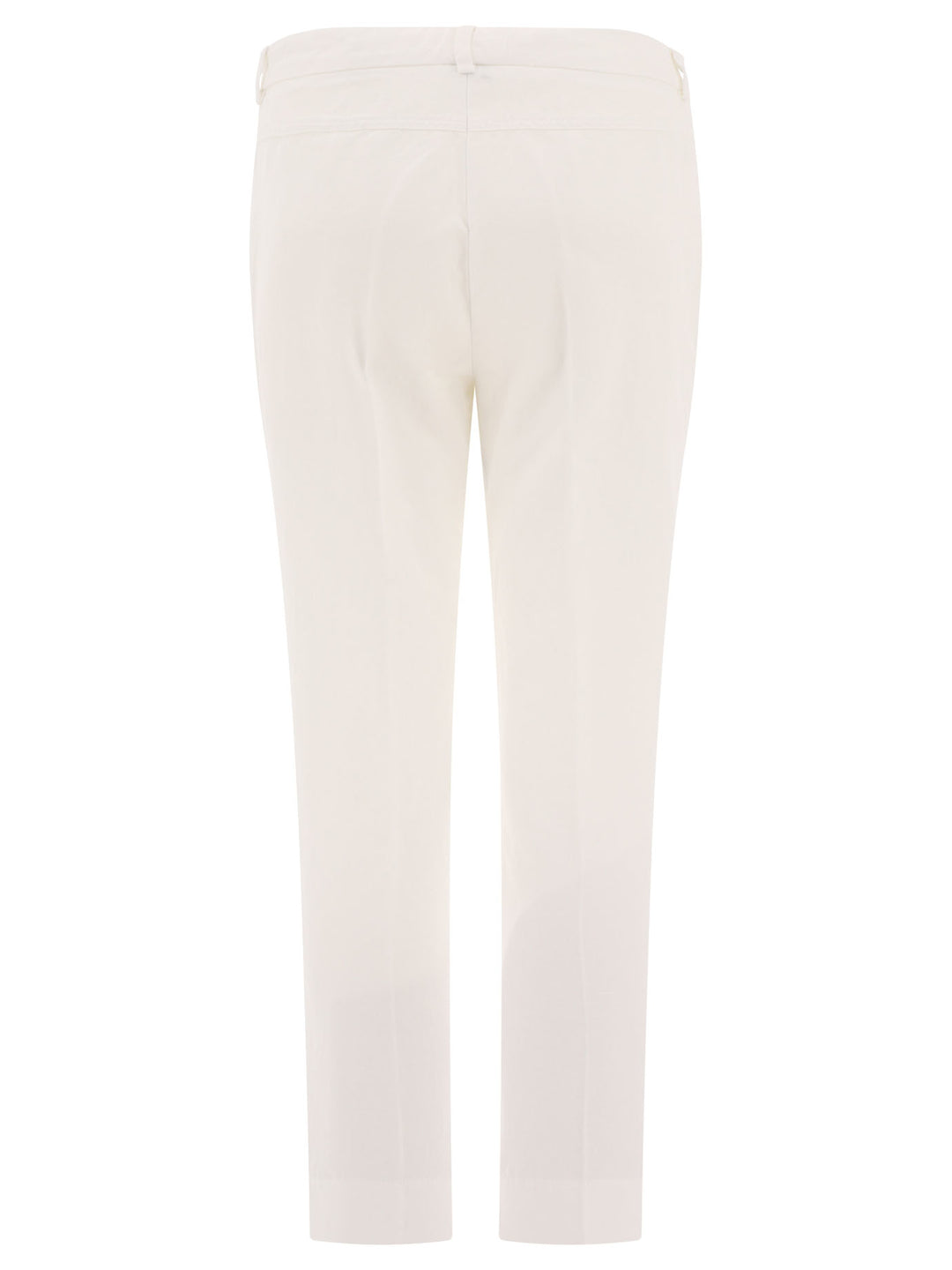 Pantaloni A Gamba Dritta Trousers Bianco