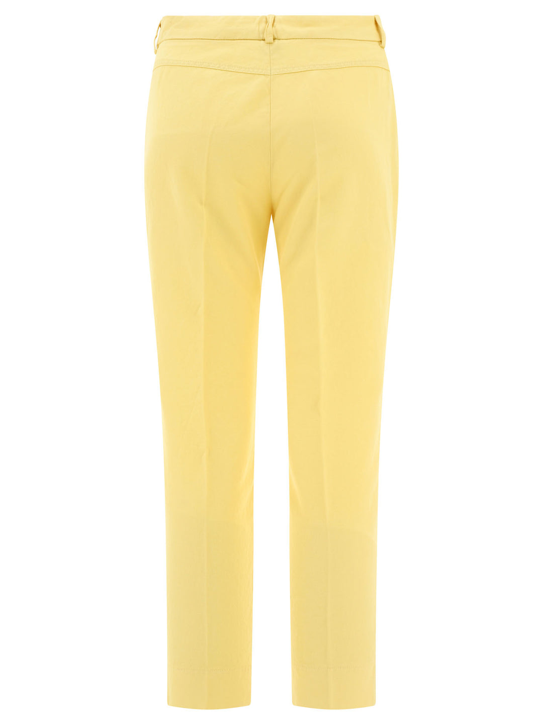 Pantaloni A Gamba Dritta Trousers Giallo