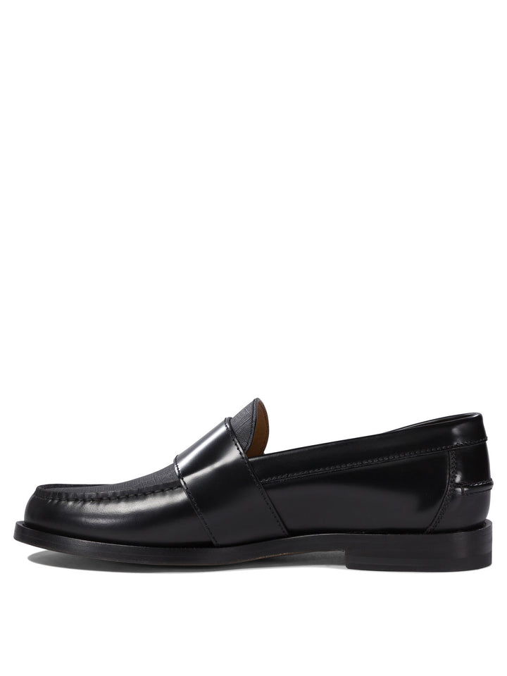 Mocassino Con Fibbia E Stampa Gg Loafers & Slippers Nero