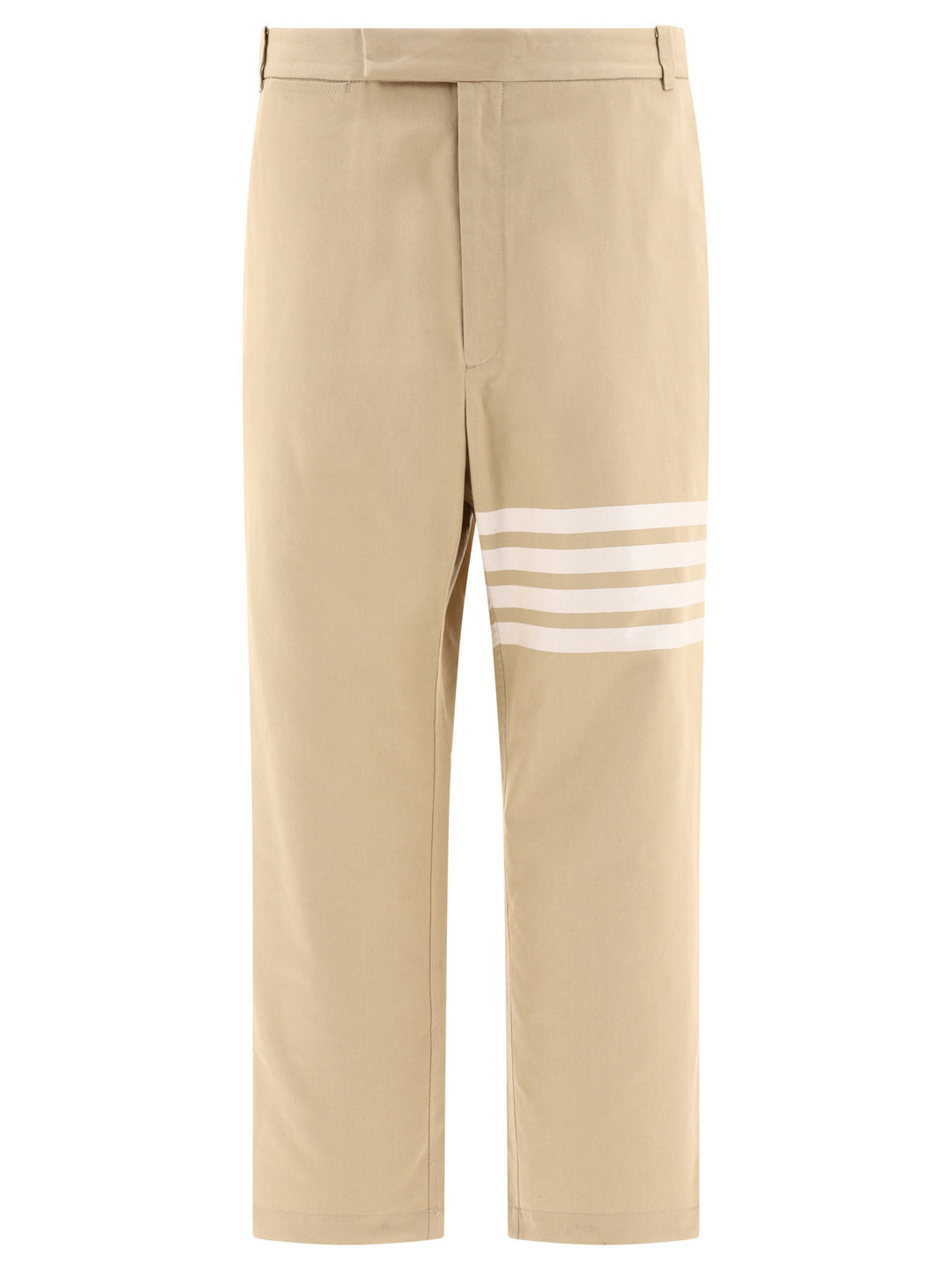 Pantaloni Taglio Dritto Trousers Beige