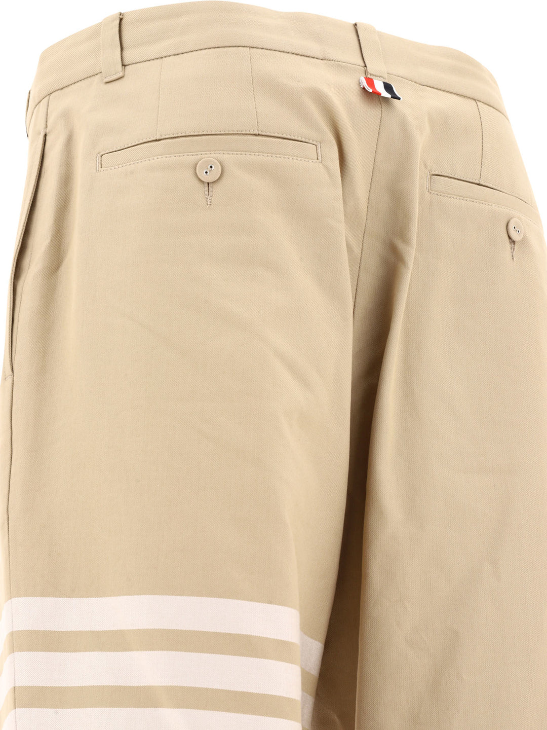 Pantaloni Taglio Dritto Trousers Beige