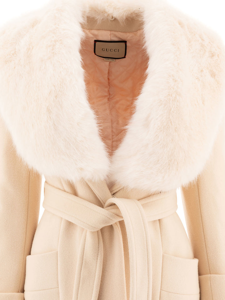 Cappotto In Lana Coats Beige