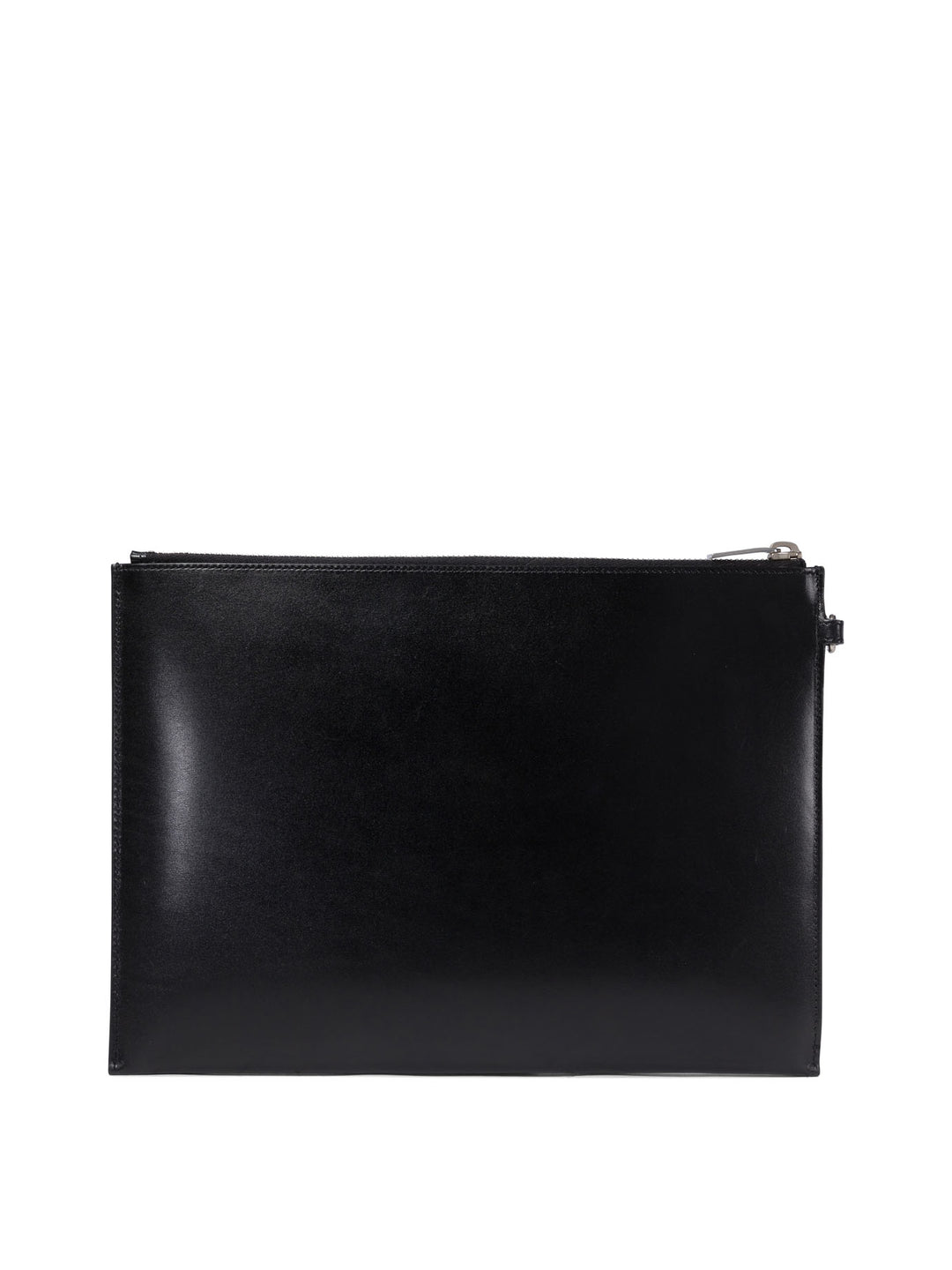 Pochette Con Placca Logo Pouch Nero