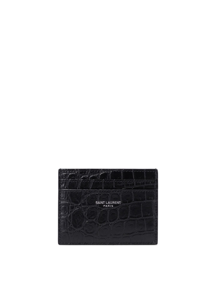 Saint Laurent Paris Wallets & Card Holders Nero