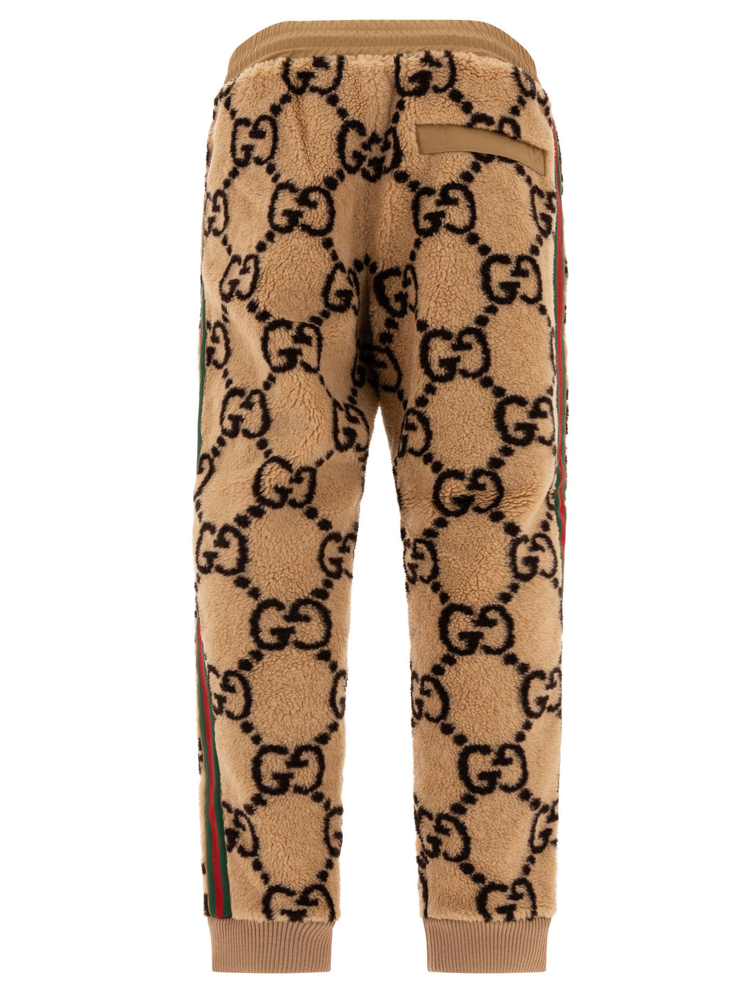 Gg Jacquard Trousers Marrone