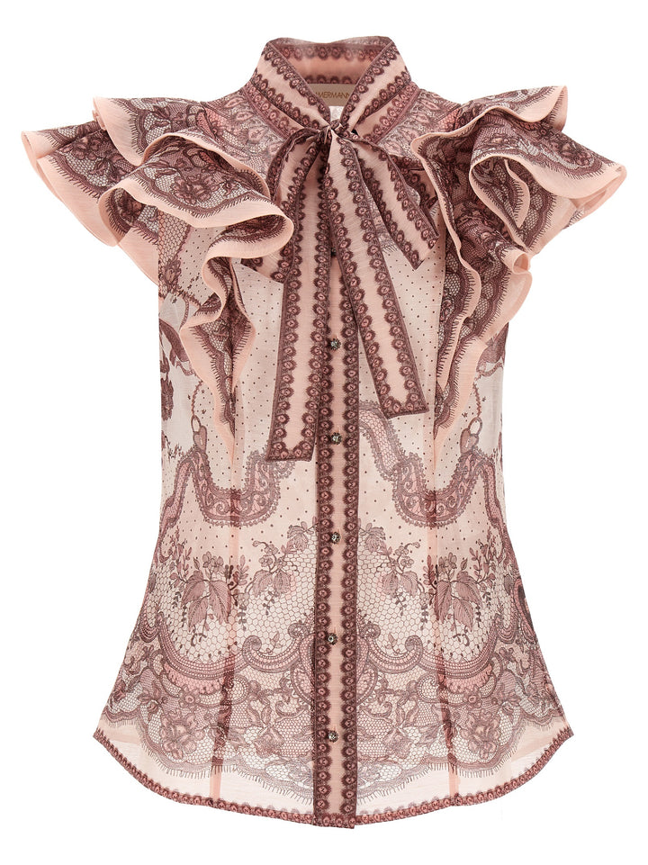 Crush Frilled Camicie Rosa