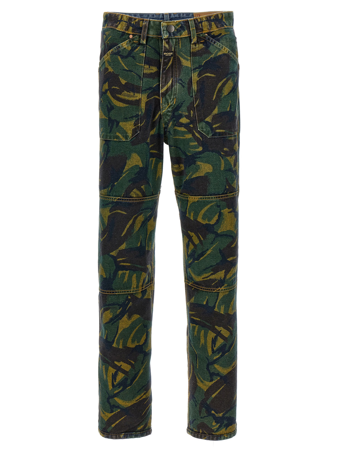 Camo Reversible Jeans Blu