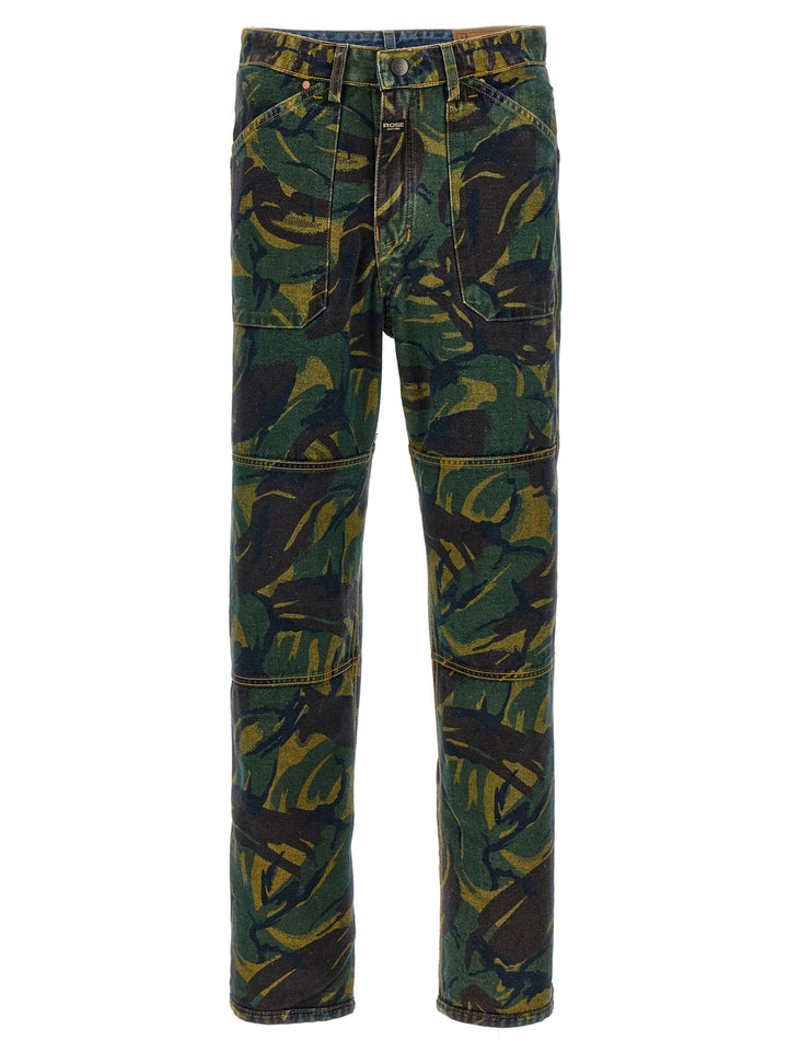 Camo Reversible Jeans Blu