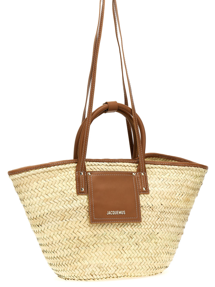 Le Panier Soli Tote Marrone