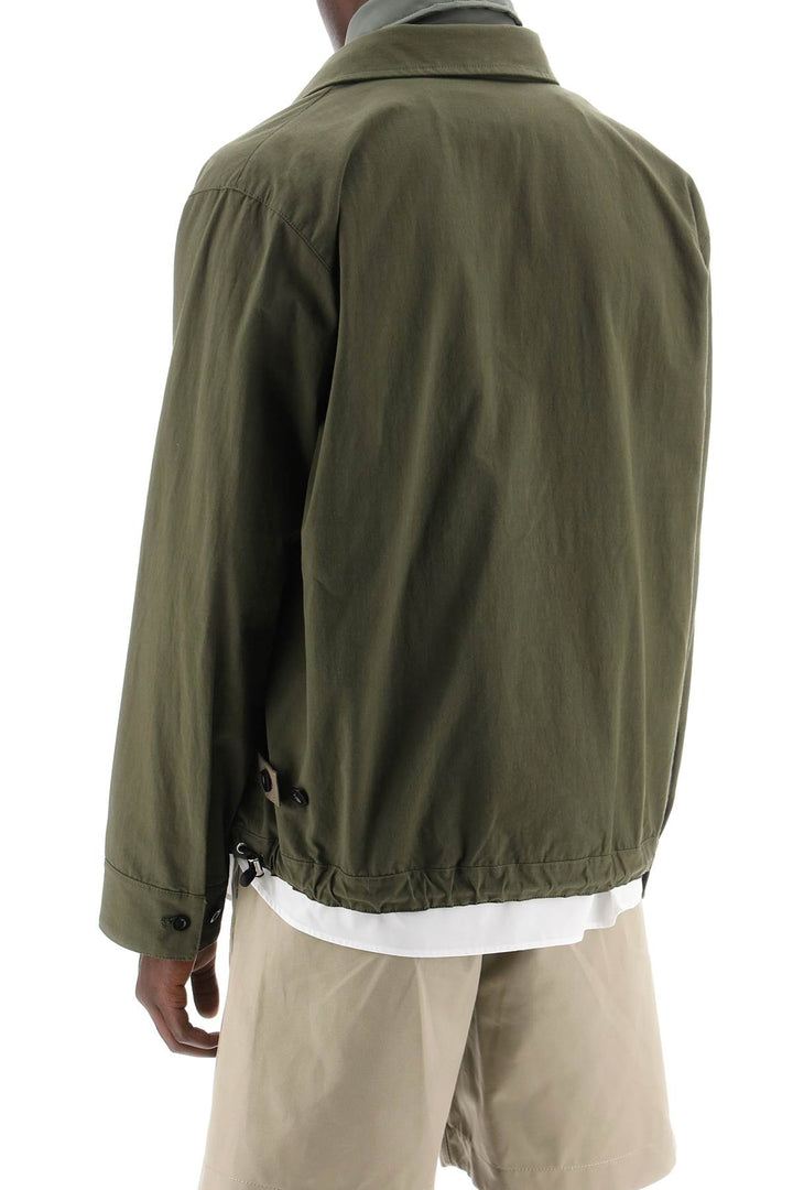 Blouson Rip Stop Effetto Stratificato