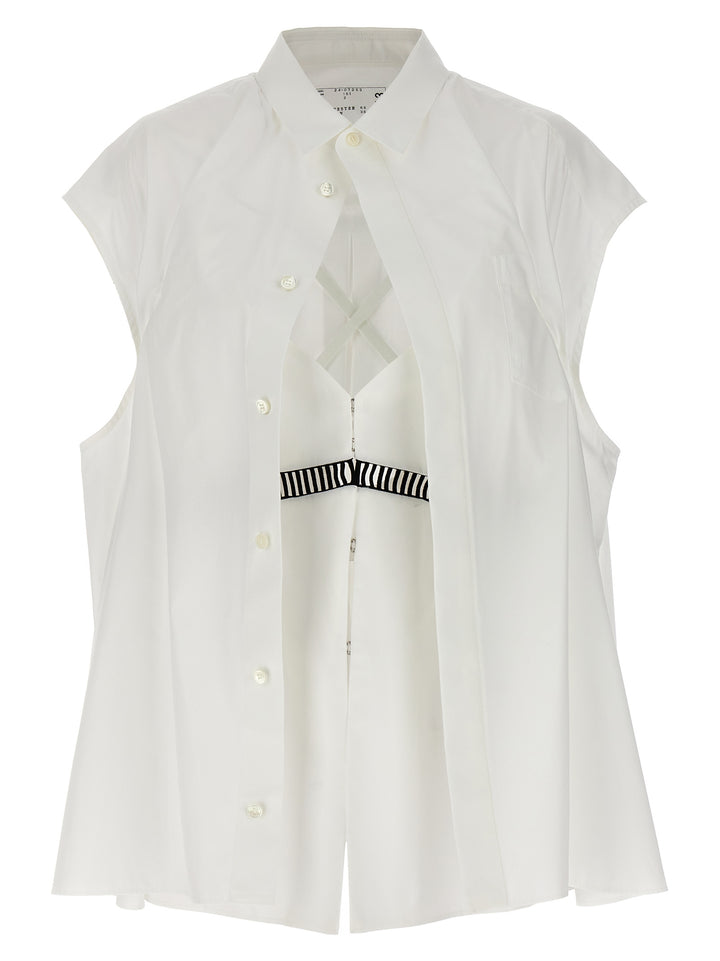 Overlay Shirt Camicie Bianco