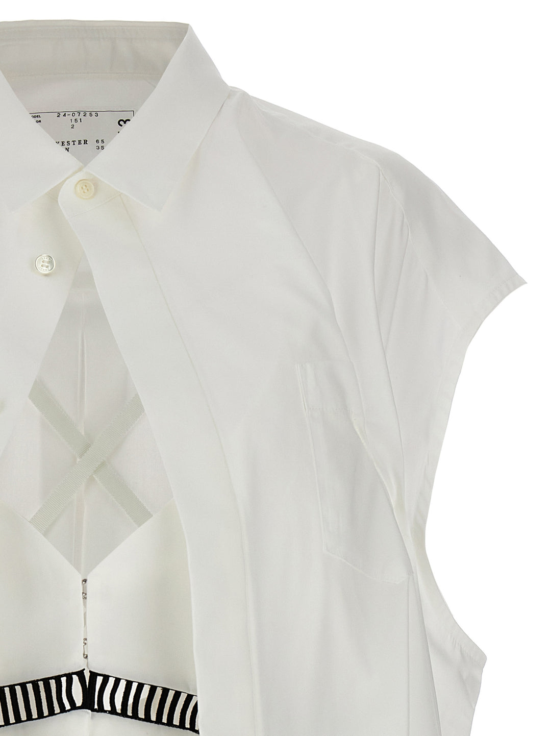 Overlay Shirt Camicie Bianco