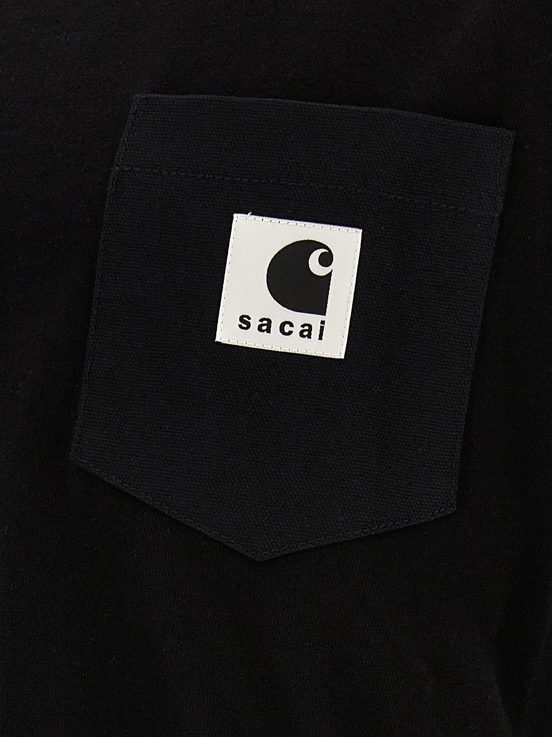 Sacai X Carhartt Wip T Shirt Nero