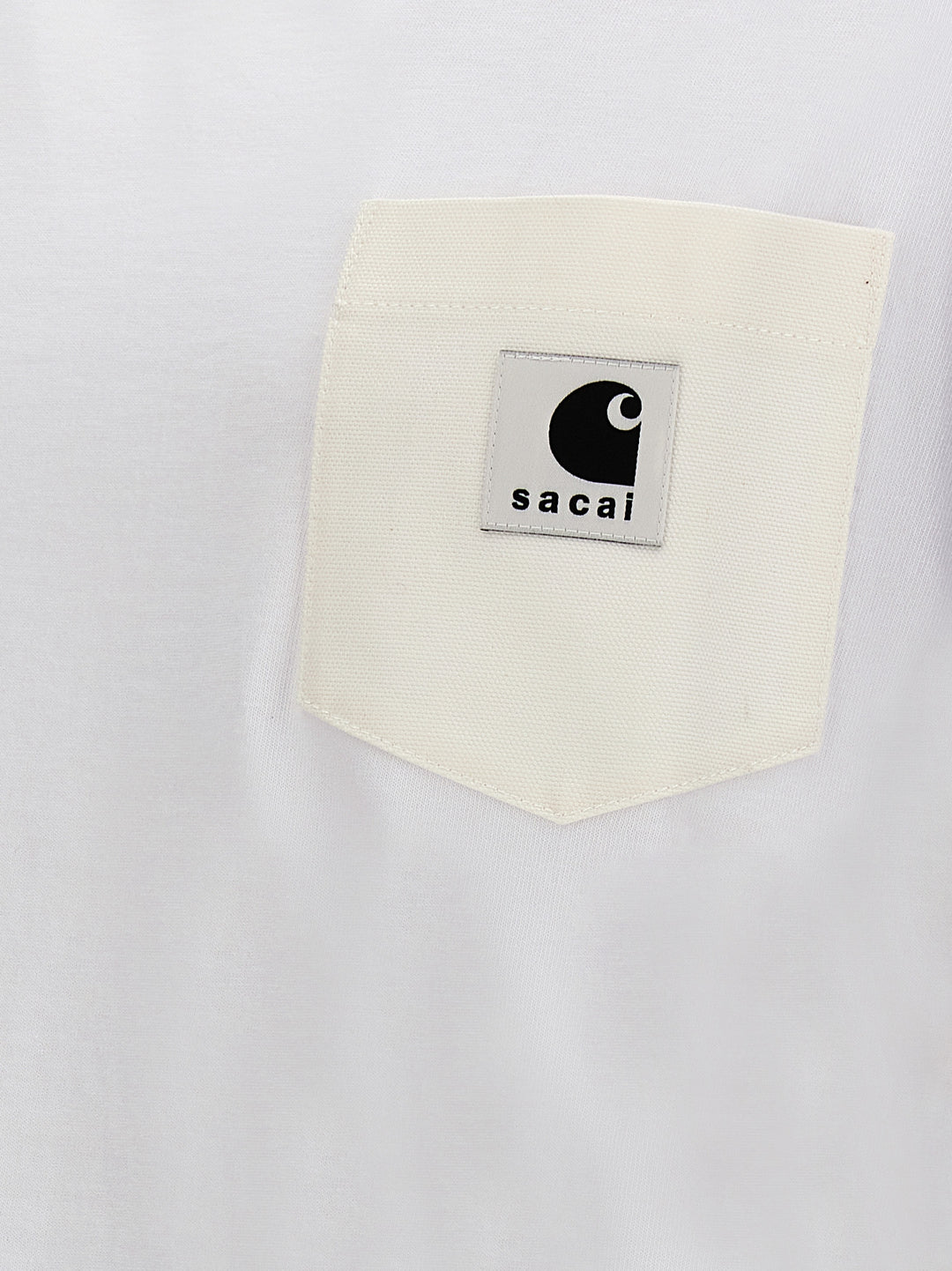 Sacai X Carhartt Wip T Shirt Bianco