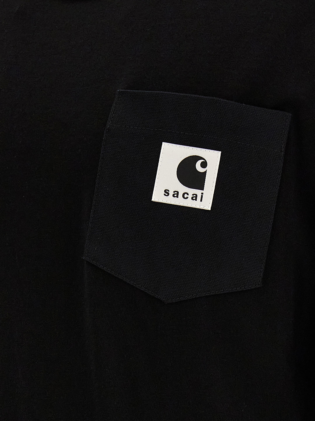 Sacai X Carhartt Wip T Shirt Nero