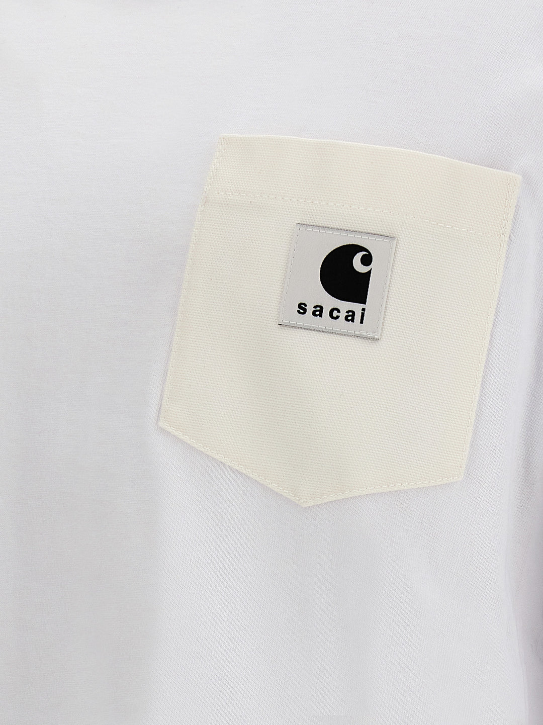 Sacai X Carhartt Wip T Shirt Bianco