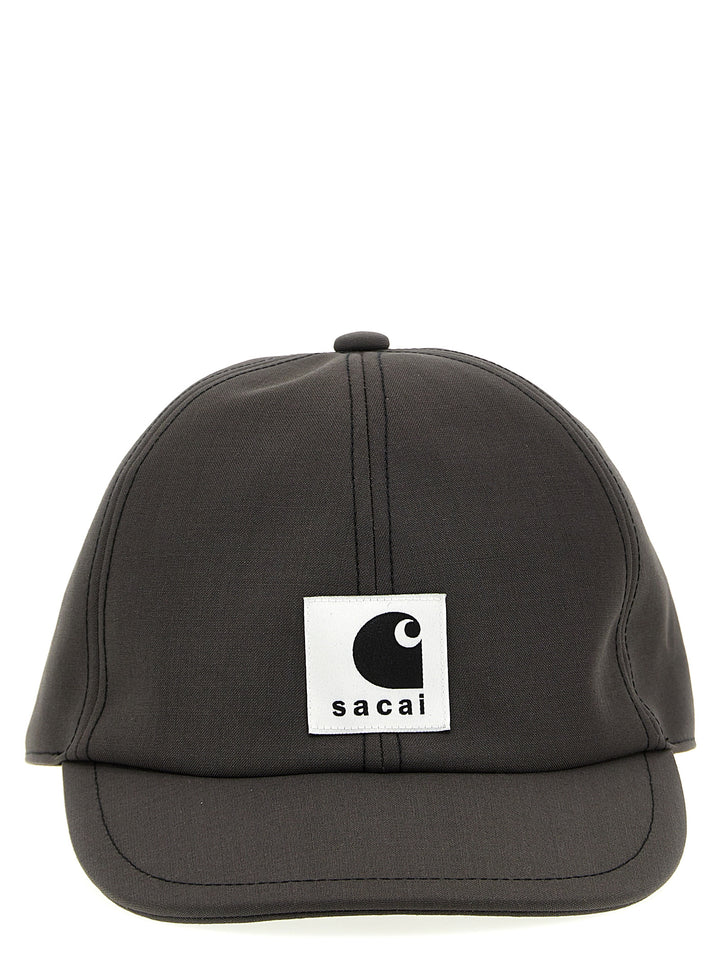 Sacai X Carhartt Wip Cap Cappelli Grigio