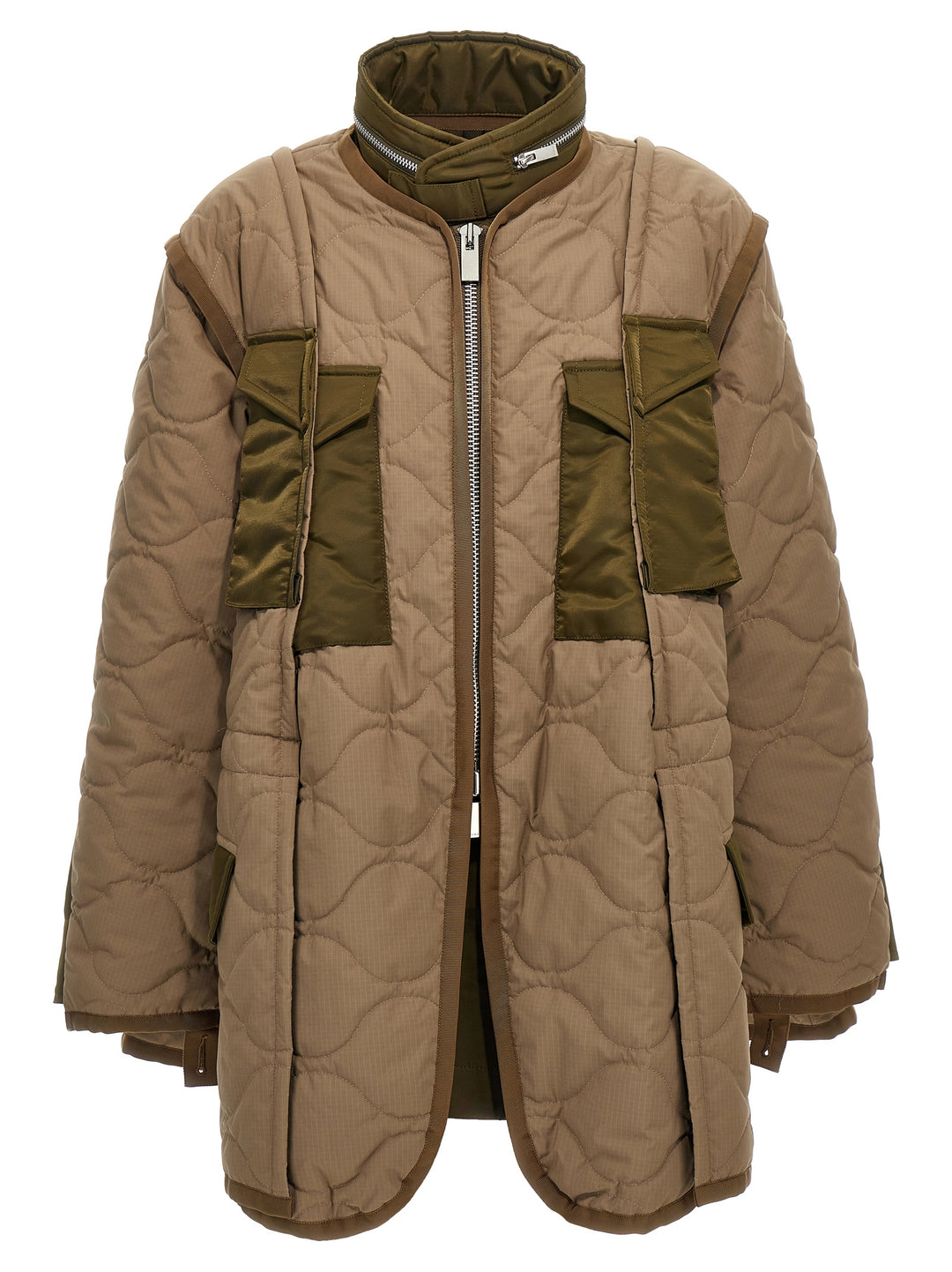 Quilted Jacket Giacche Beige