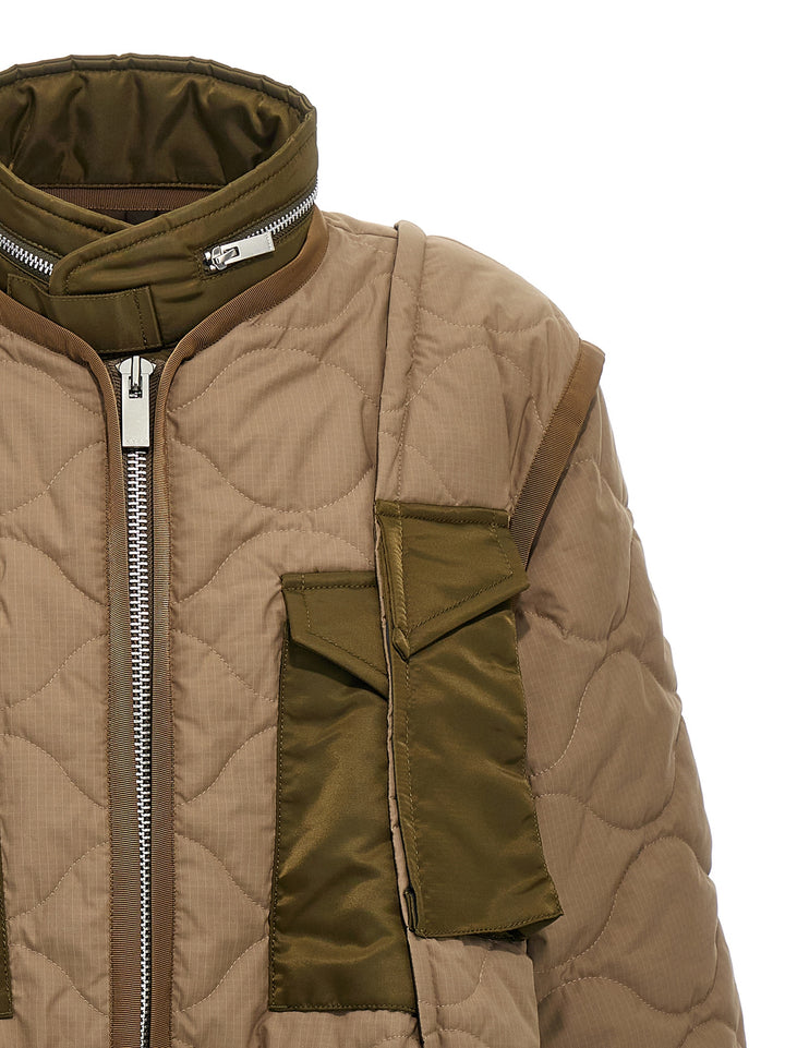 Quilted Jacket Giacche Beige