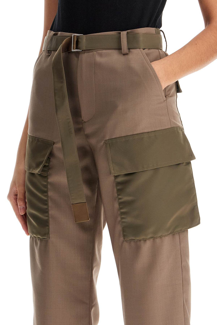 Pantaloni Cargo Con Inserti