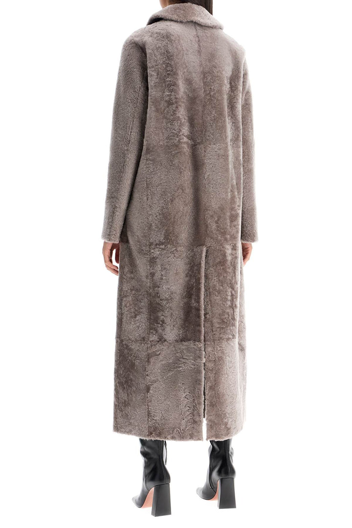 Cappotto Doppiopetto In Shearling