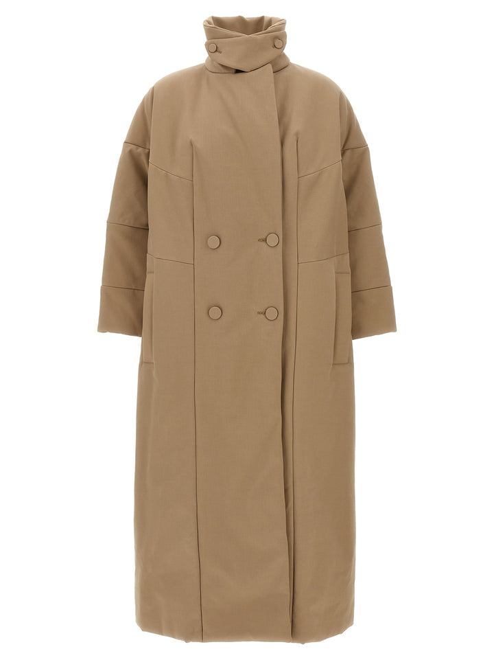 Roxana Long Trench E Impermeabili Beige