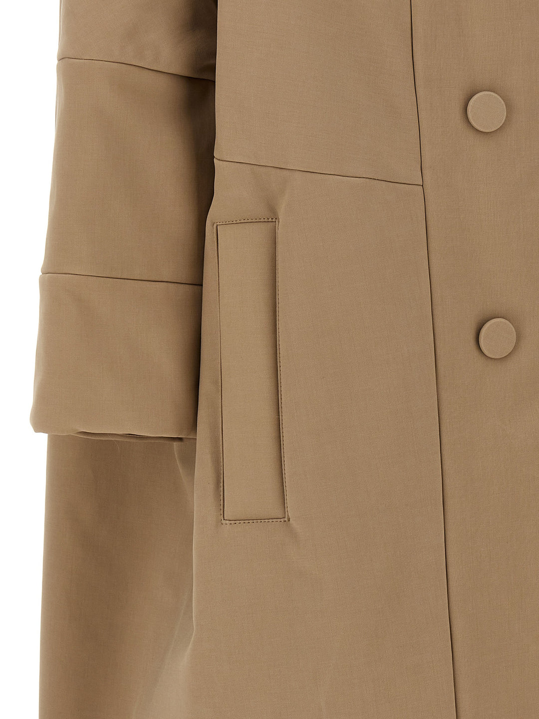 Roxana Long Trench E Impermeabili Beige