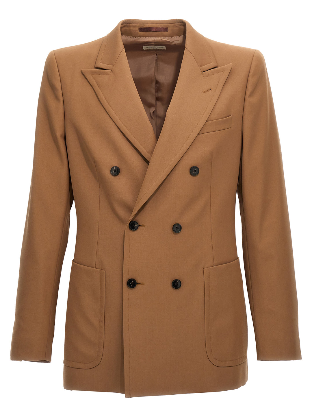 Double-Breasted Blazer Giacche Beige