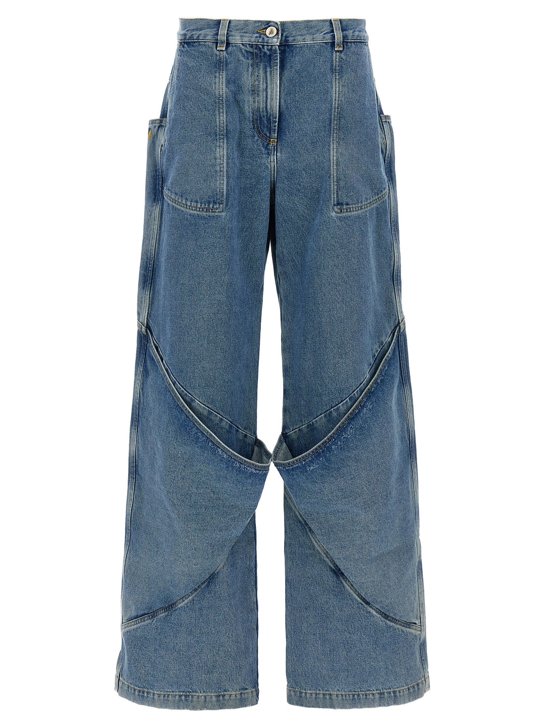 Maxi Pocket Jeans Blu